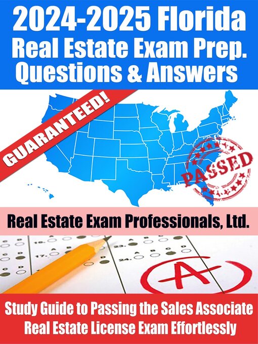 Cover image for 2024-2025 Florida Real Estate Exam Prep Questions, Answers & Explanations